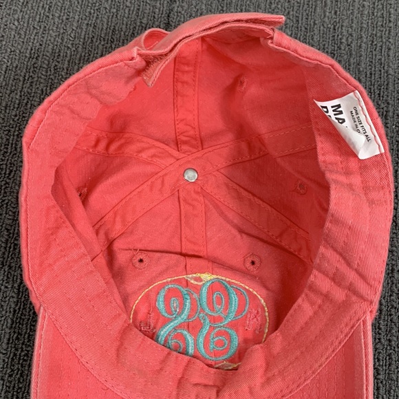 Gulf Shores Alabama Baseball Hat Womens OSFA Pink Strapback Cap Marco Destin - Picture 12 of 13